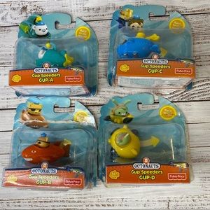 Octonauts Mini Gup Speeders Gup-A/B/C/D